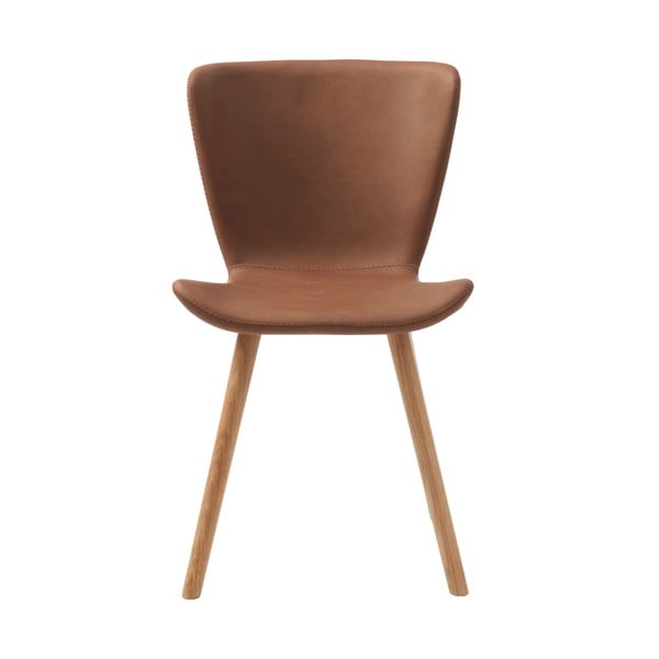 Konjakbrūns mākslīgās ādas pusdienu krēsls Teslin – Unique Furniture-image-3