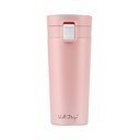 Rozā ceļojumu termo krūze Vialli Design Fuori, 400 ml