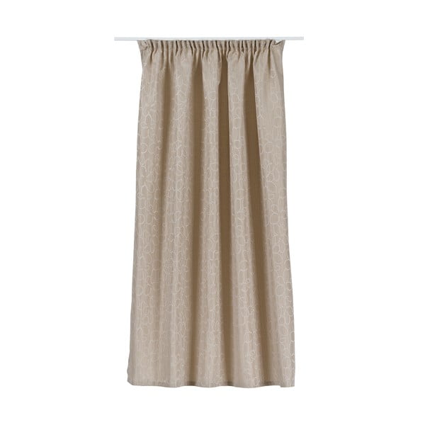 Bēšs aizkars 140x160 cm Florette – Mendola Fabrics-image-2