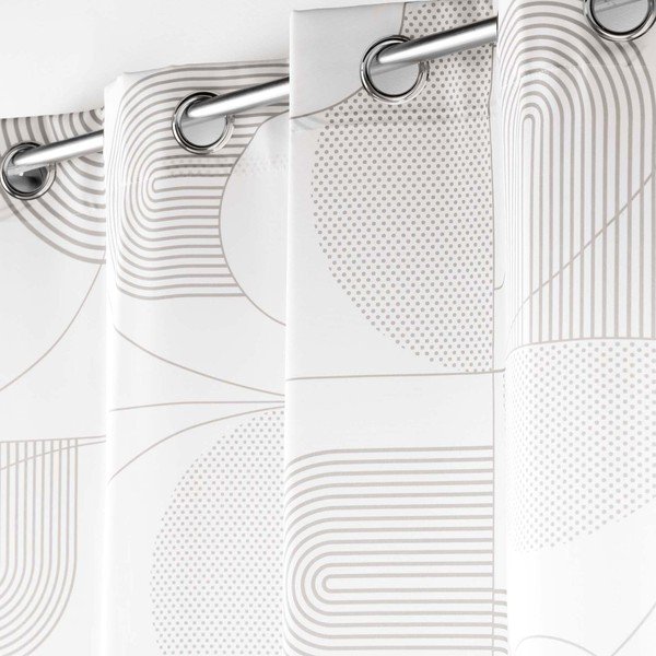 Balts aizkars 140x280 cm Esquisse – douceur d'intérieur-image-1