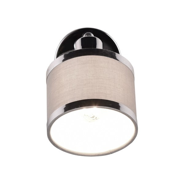 Bēša/sudraba krāsas sienas lampa ø 10 cm Arosa – Trio-image-2