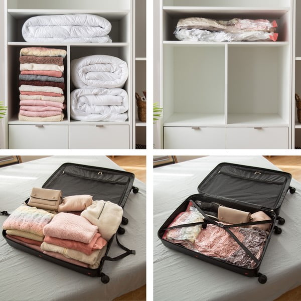 Vakuuma maisi apģērbam (2 gab.) Premium Valve M/L – Compactor-image-1