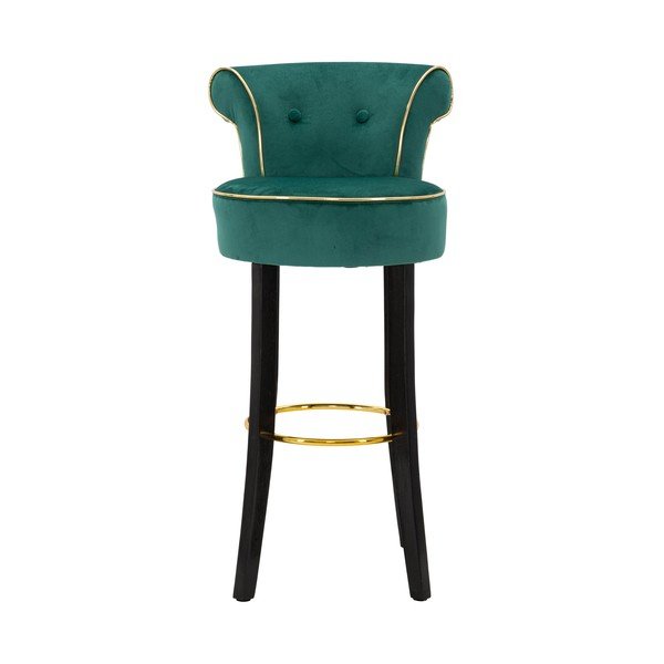 Krēmkrāsas samta bāra krēsls 96 cm Luxy – Mauro Ferretti-image-1