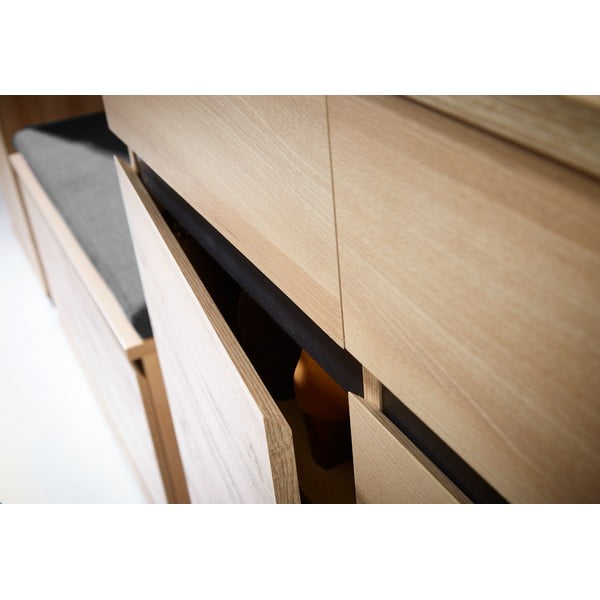 Apavu skapis ar atvilktnēm un dižskābarža koka imitāciju Lissabon – Germania-image-2