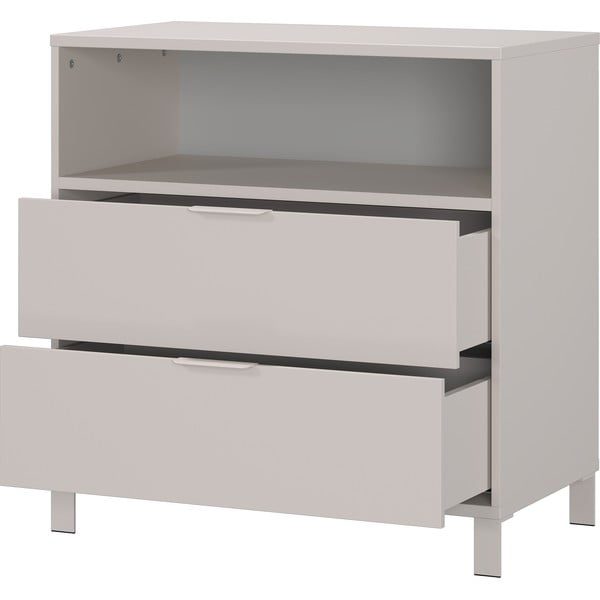 Krēmkrāsas bērnu kumode 89x92x54 cm Alkmaar – Germania-image-3