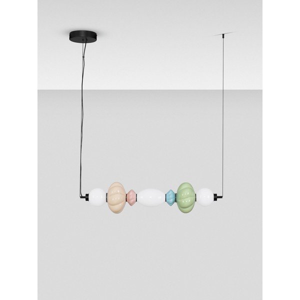 Keramikas LED piekaramā lampa ar regulējamu spilgtumu ar keramikas abažūru/ar stikla abažūru Oneta – Nova Luce-image-3