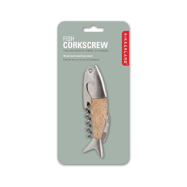 Vīna korķskrūve Kikkerland Fish-image-2