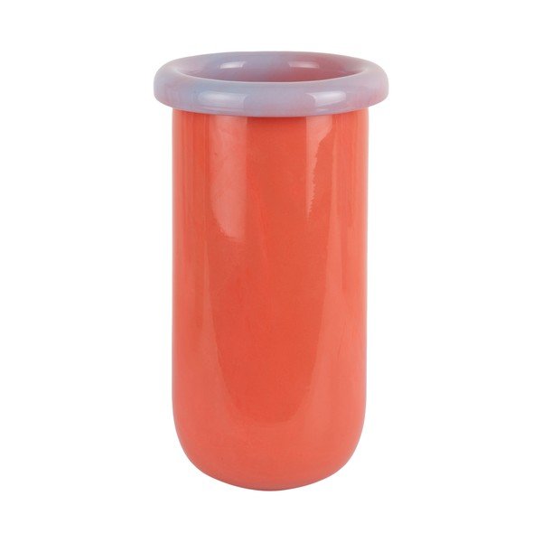 Oranža stikla vāze (augstums 25 cm) Plegado  – PT LIVING