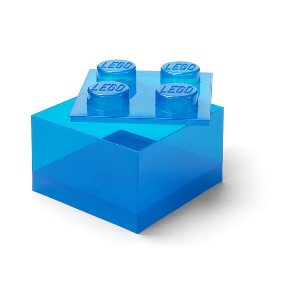 Zila plastmasas uzglabāšanas kaste bērniem 25x25x18 cm – LEGO®-image-3