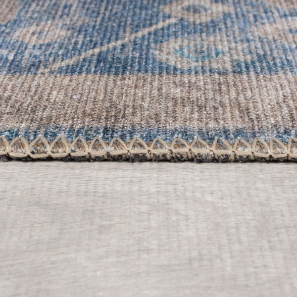 Zils mazgājams paklājs 152x230 cm Orelia Global – Flair Rugs-image-4