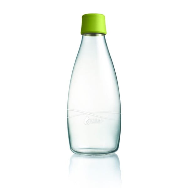 Zaļa stikla pudele ar mūža garantiju ReTap, 800 ml