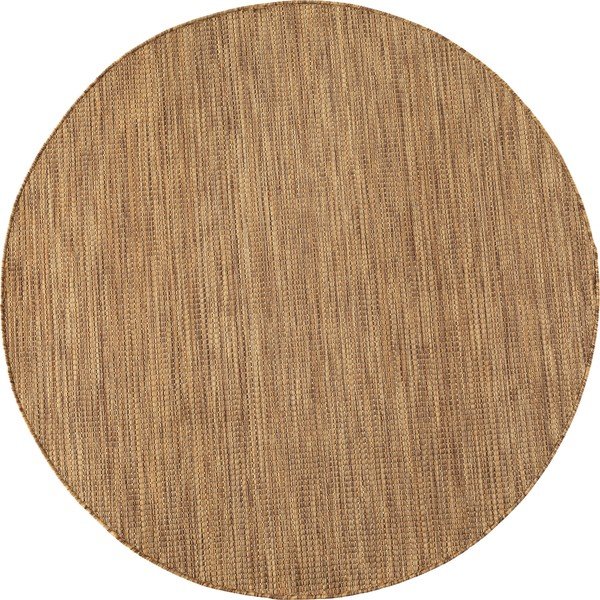 Brūns apaļš iekštelpu un āra paklājs ø 160 cm Mira 1450 – Ayyildiz Carpets