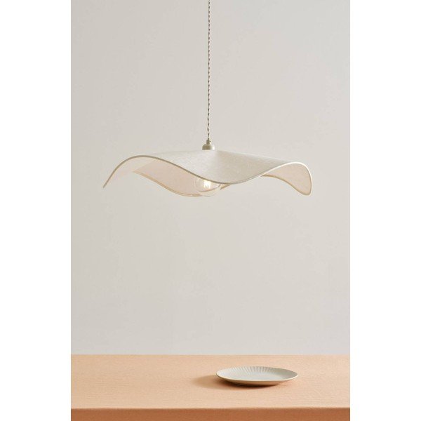 Krēmkrāsas papīra piekaramā lampa ø 70 cm Monchi – Jotex-image-1