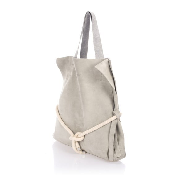 Pelēka ādas somiņa Giulia Massari Darcy-image-1