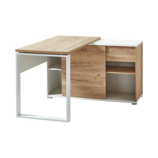 Darba galds ar ozolkoka imitāciju 120x117 cm Lioni – Germania-image-3