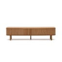 Dabīga toņa TV galdiņš ar oškoka imitāciju 200x50x40 cm Mailen – Kave Home