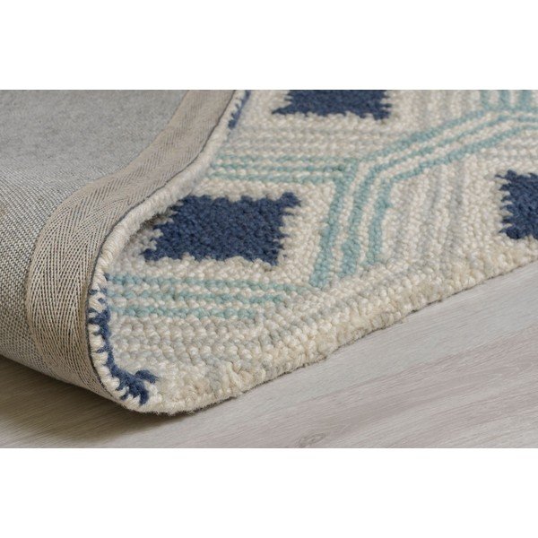 Bēšs un zils vilnas paklājs Flair Rugs Marco, 120 x 170 cm-image-3