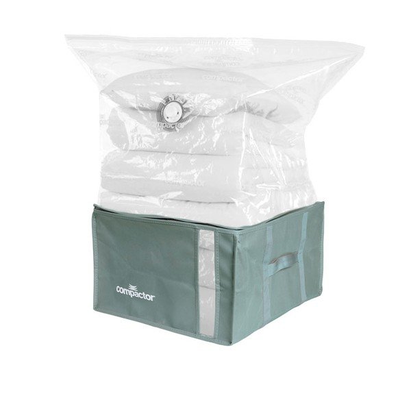 Zaļa uzglabāšanas kaste drēbju savācējam XXL Green Edition 3D vakuuma maisam, 125 l-image-1