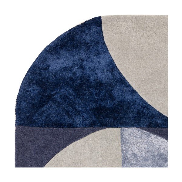 Tumši zils vilnas paklājs 160x230 cm Indigo – Asiatic Carpets-image-4