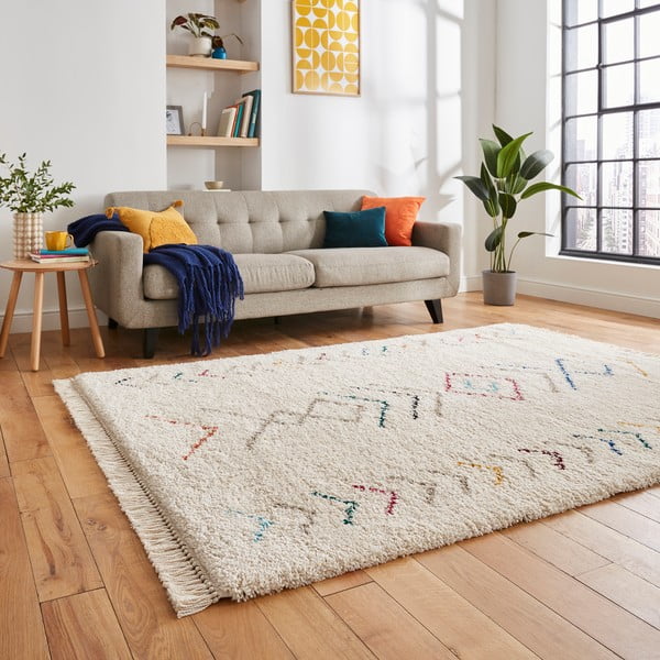 Krēmkrāsas paklājs 160x220 cm Boho – Think Rugs-image-1