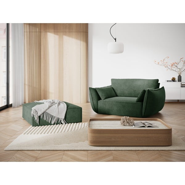Tumši zaļš krēsls Vanda – Mazzini Sofas-image-1