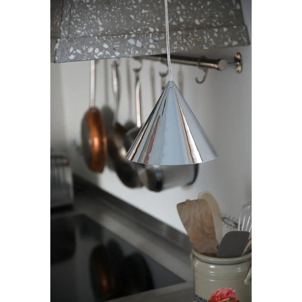 Sudraba krāsas metāla piekaramā lampa ar metāla abažūru ø 19 cm Tip – Markslöjd-image-4