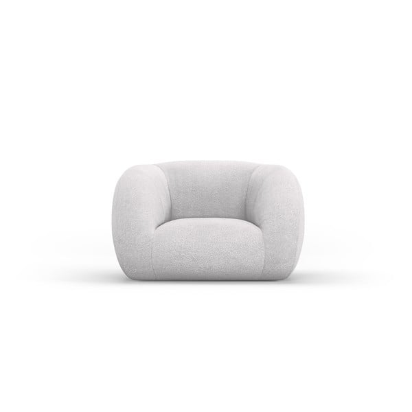 Gaiši pelēks atpūtas krēsls no buklē auduma Essen – Cosmopolitan Design