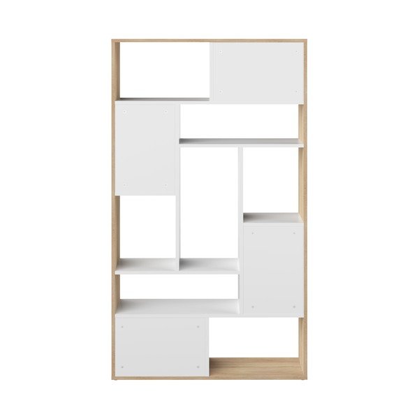 Balts grāmatu plaukts 91x163 cm Seoul - TemaHome -image-4
