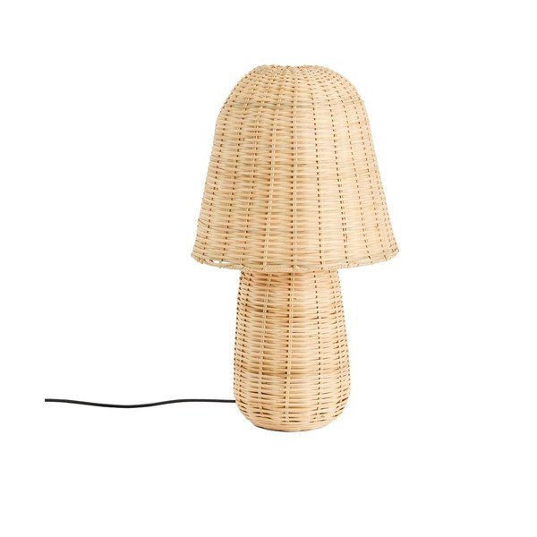 Dabīga toņa rotangpalmas galda lampa (augstums 65 cm) Neuda – Kave Home