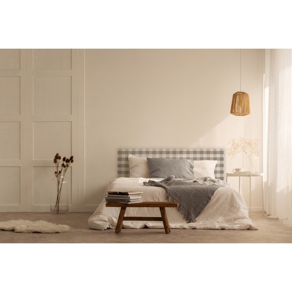 Pelēks polsterēts gultas galvgalis 165x52 cm Billie – Really Nice Things-image-2