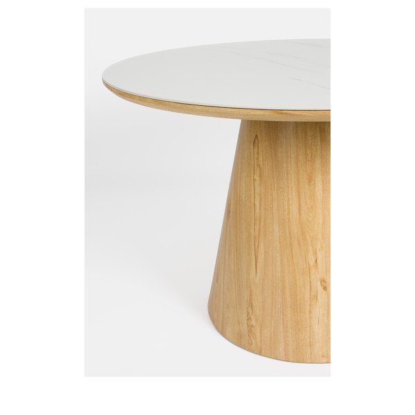 Apaļš ēdamgalds ar akmens galda virsmu ø 115 cm Almira – White Label-image-3