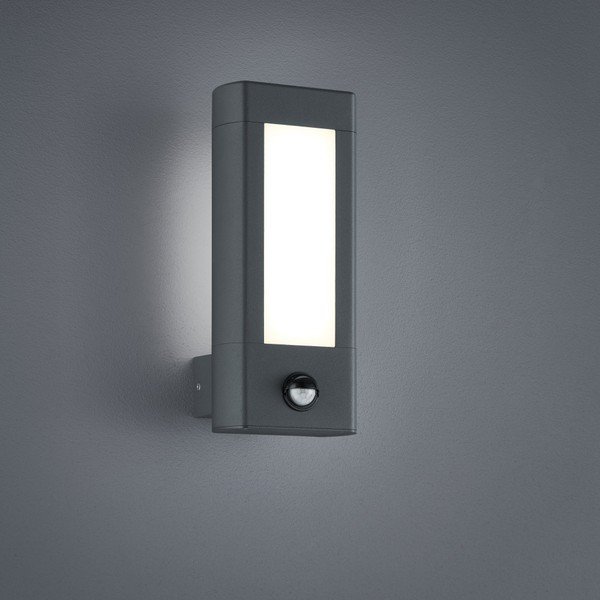 LED āra sienas lampa ar kustības sensoru (augstums 28 cm) Rhine – Trio-image-1