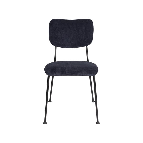 Tumši zili ēdamistabas krēsli (2 gab.) Benson – Zuiver-image-2