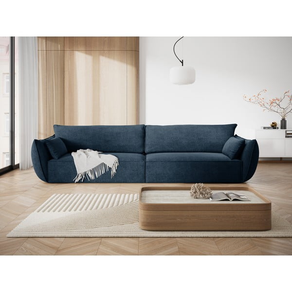 Tumši zils dīvāns 248 cm Vanda – Mazzini Sofas-image-1