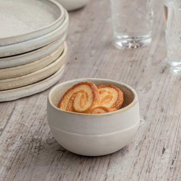 Baltas/bēšas akmens bļodiņas (2 gab.) Sand Grain – Mette Ditmer Denmark-image-3