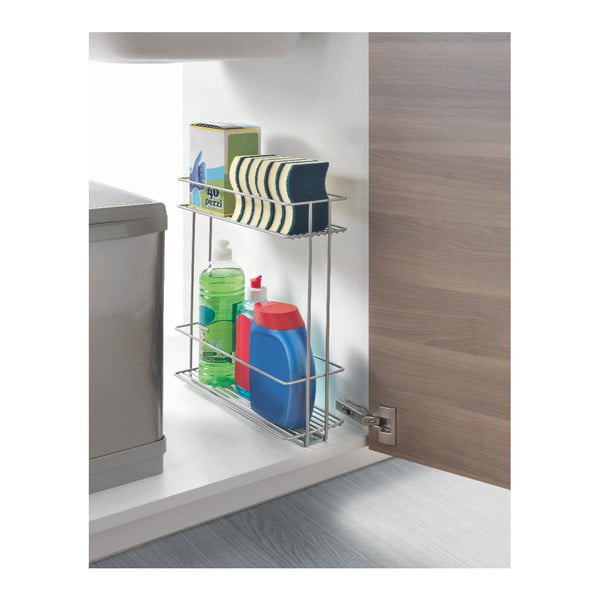 Izvelkams plaukts ar 2 līmeņiem Metaltex In Out-image-2