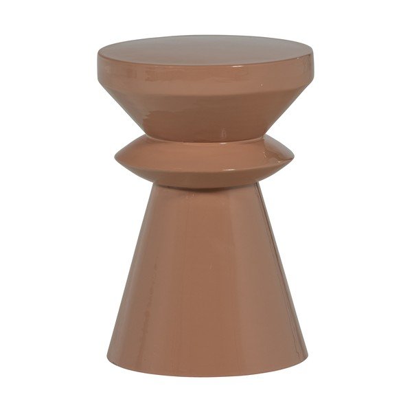 Metāla sānu galdiņš ø 30 cm Fedde – WOOOD