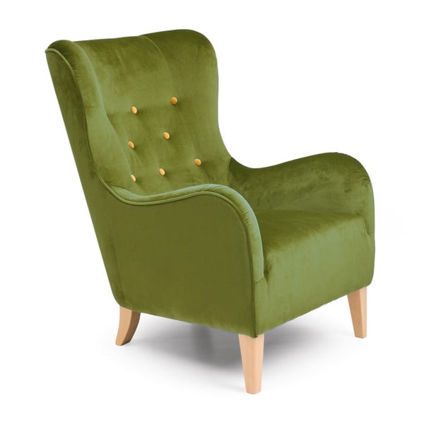 Zaļš krēsls Max Winzer Medina