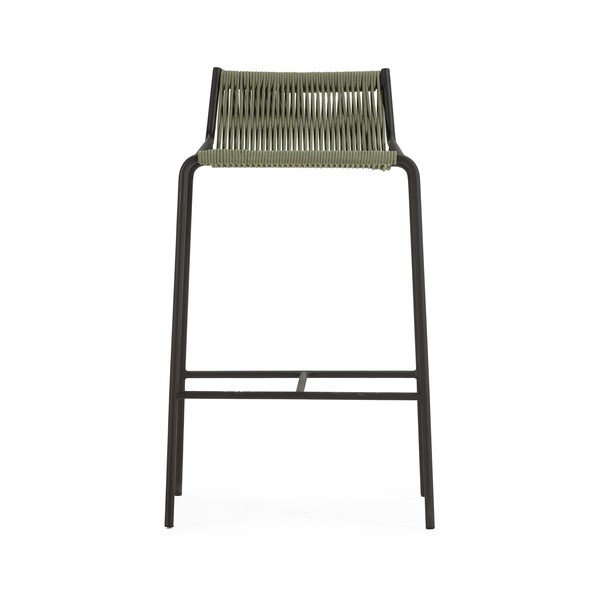 Zaļš metāla bāra krēsls (sēdekļa augstums 65 cm) Emily – Marckeric-image-2