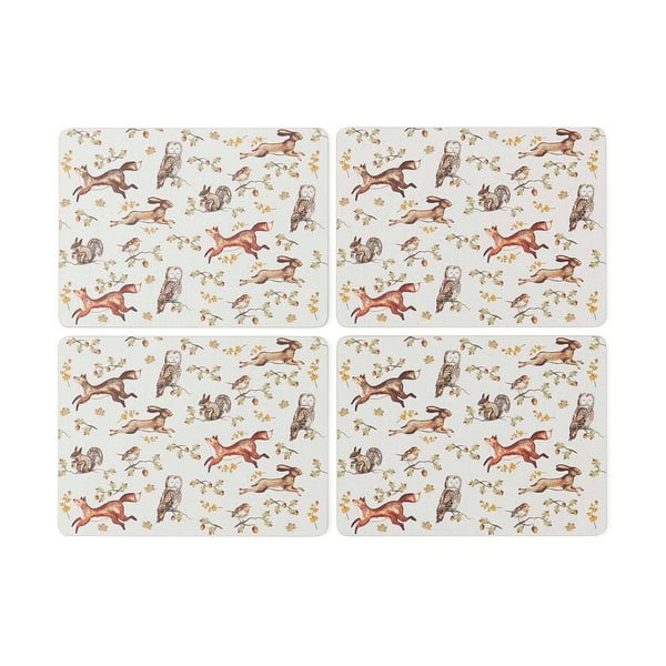 Korķa galda paliktņi (4 gab.) 21x29 cm Forest Fable – Cooksmart ®-image-2