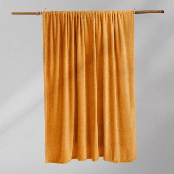 Oranžový pléd DecoKing Mic, 150 x 200 cm-image-3