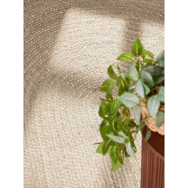 Krēmkrāsas divpusējs/ar rokām darināts džutas paklājs 160x230 cm Braided – Hanse Home-image-2