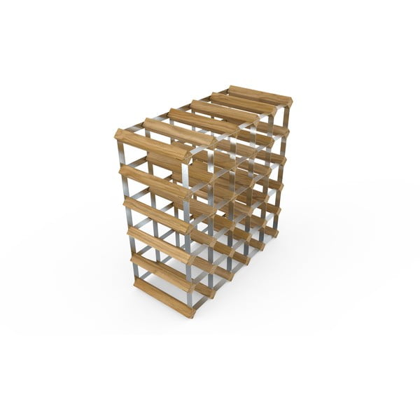 Vīna statīvs no ozolkoka 30 pudelēm – RTA-image-2