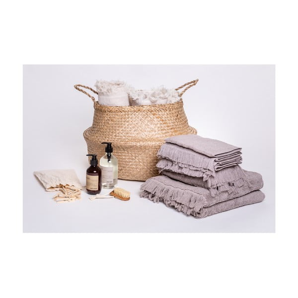 Pelēki/brūni kokvilnas dvieļu komplekts (8 gab.) – Bonami Selection-image-3