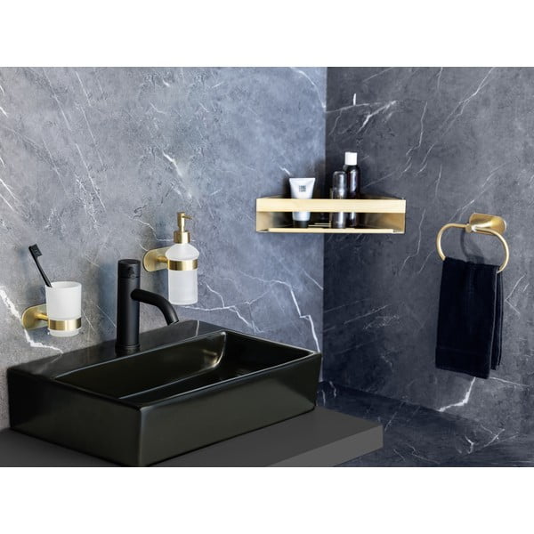 Pašatturošs nerūsējošā tērauda dvieļu turētājs Orea Gold – Wenko-image-1