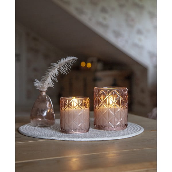 LED svece uz baterijām (augstums 10 cm) Flamme Romb – Star Trading-image-3