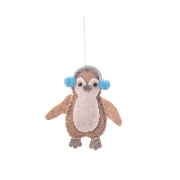 Tekstila ar rokām izgatavoti Ziemassvētku eglītes rotājumi (3 gab.) 6 cm Arctic Animals – Sass & Belle-image-1