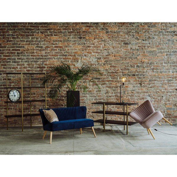 Grāmatplaukts melnā un zelta krāsā 110x150 cm Rave – CustomForm-image-4