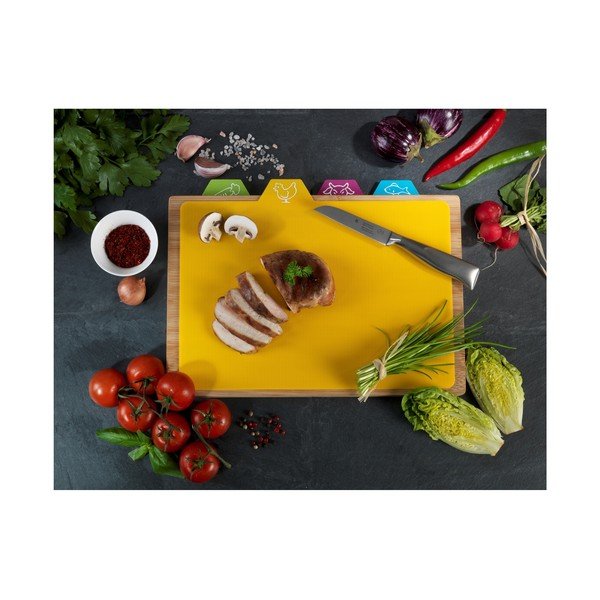 Bambusa griešanas dēlis 22,5x32,5 cm Bella – Wenko-image-1