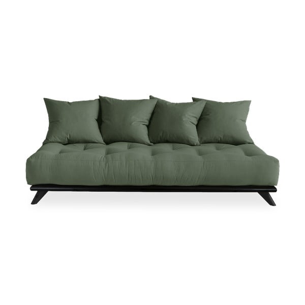 Dīvāns Karup Design Senza Black Olive Green